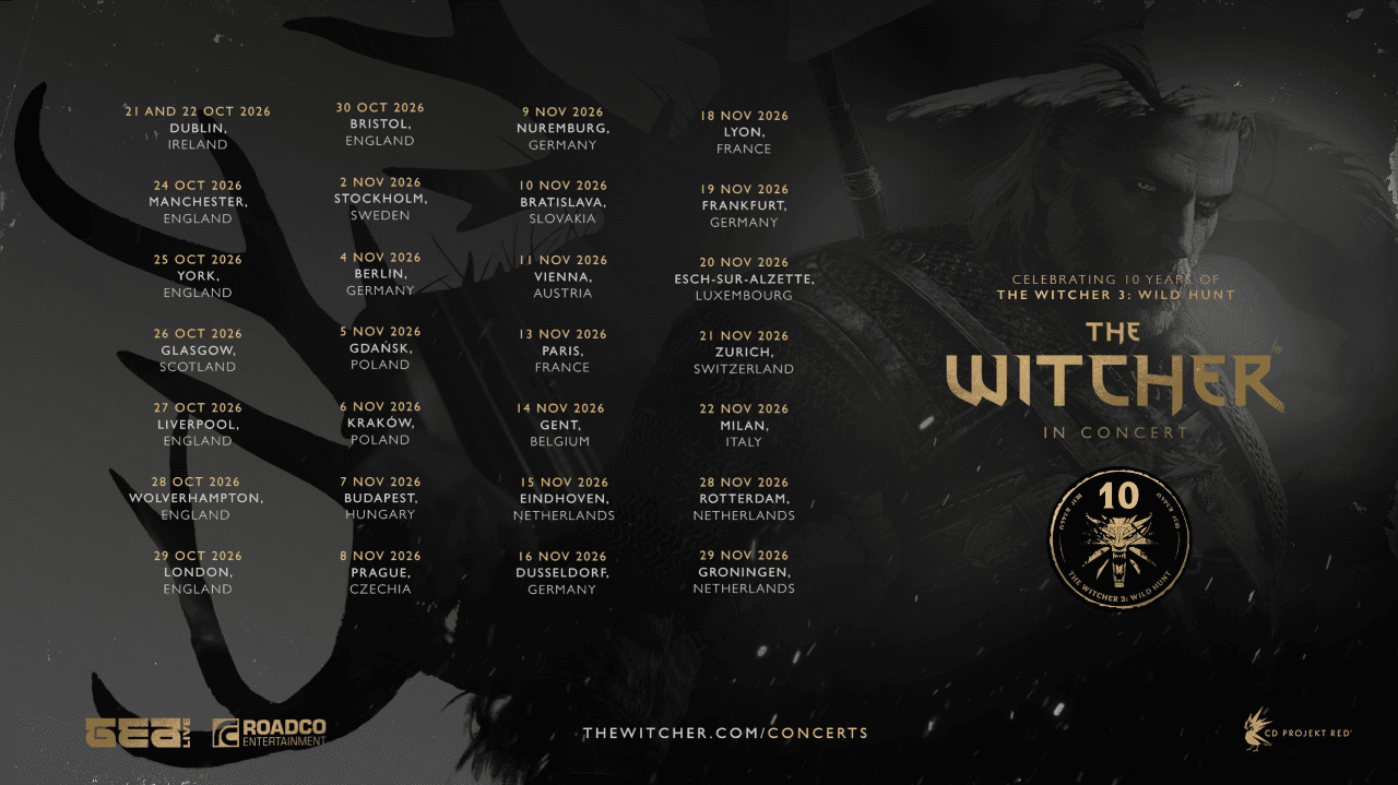 The Witcher in Concert kehrt 2026 nach Europa zurück!