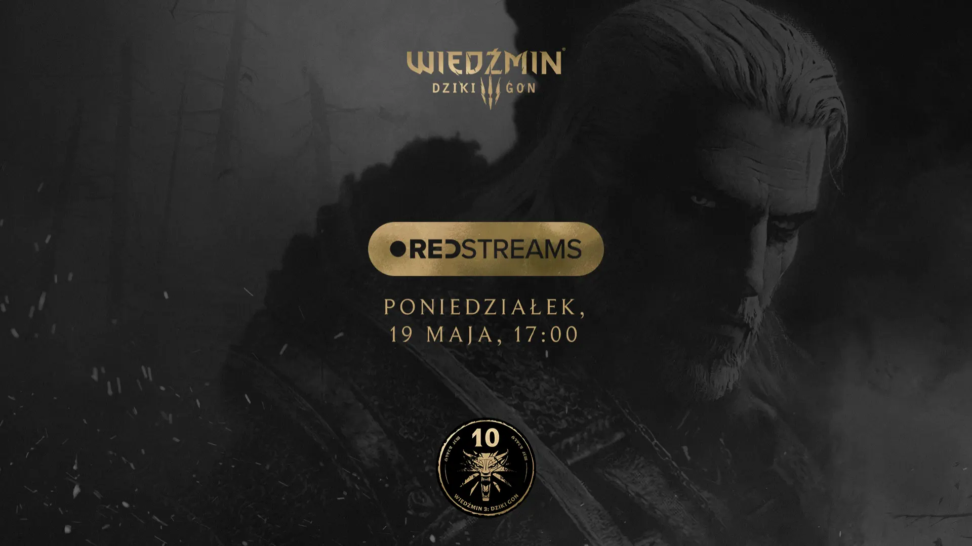 Wiedźmin 3: Dziki Gon | 10 rocznica — odcinek specjalny REDstreams nadchodzi!