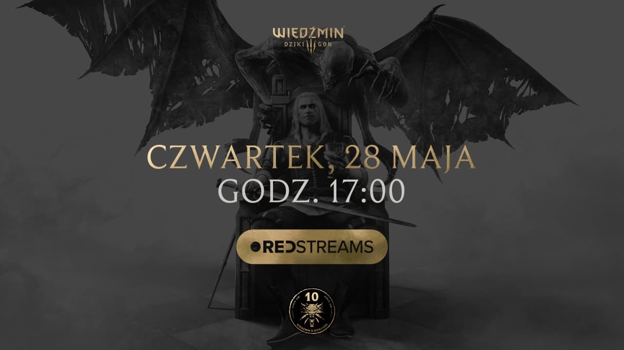 REDstreams — stream z okazji 10-lecia dodatku Wiedźmin 3: Krew i Wino! 