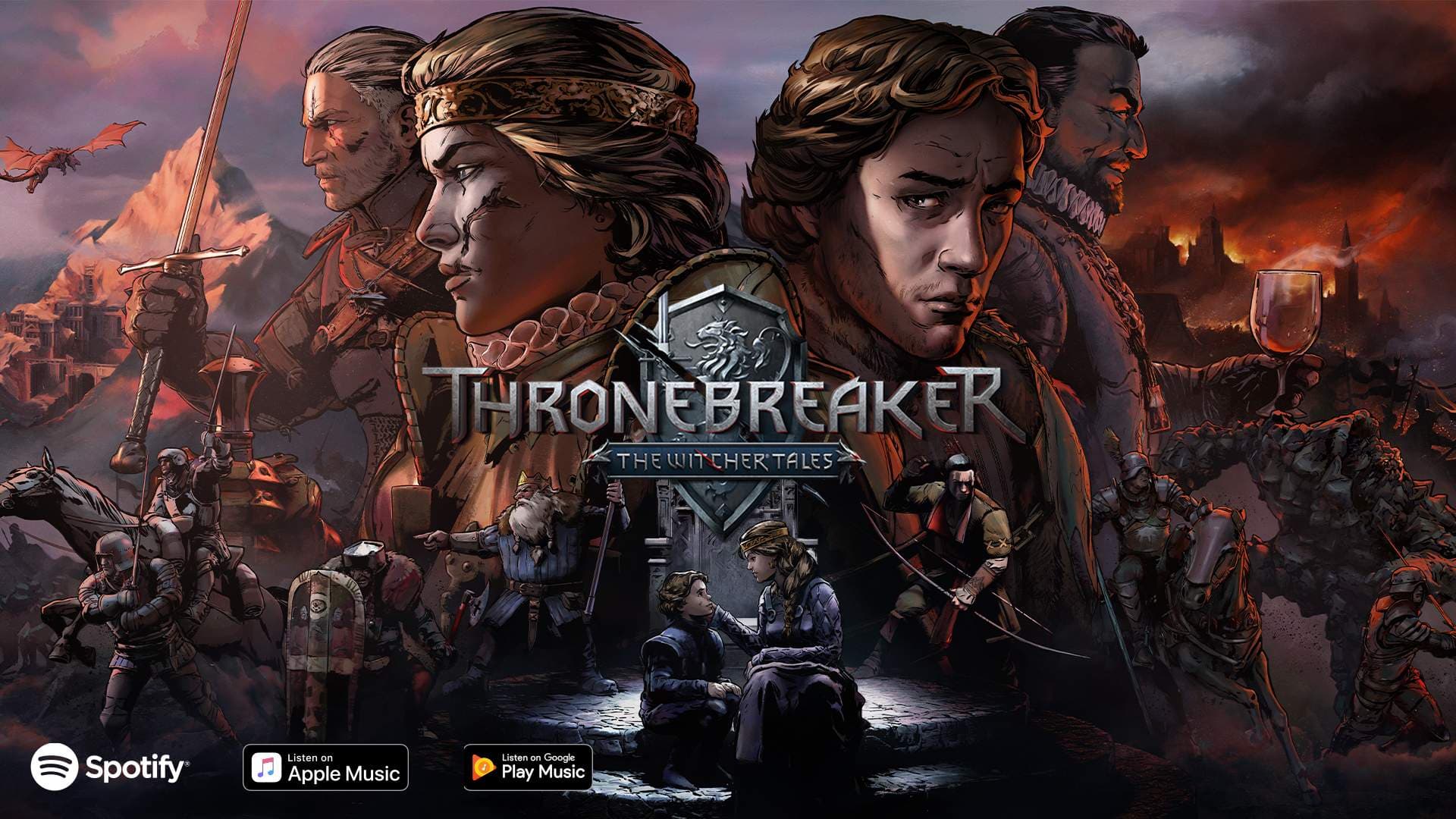 A Trilha Sonora do Thronebreaker já está disponível!