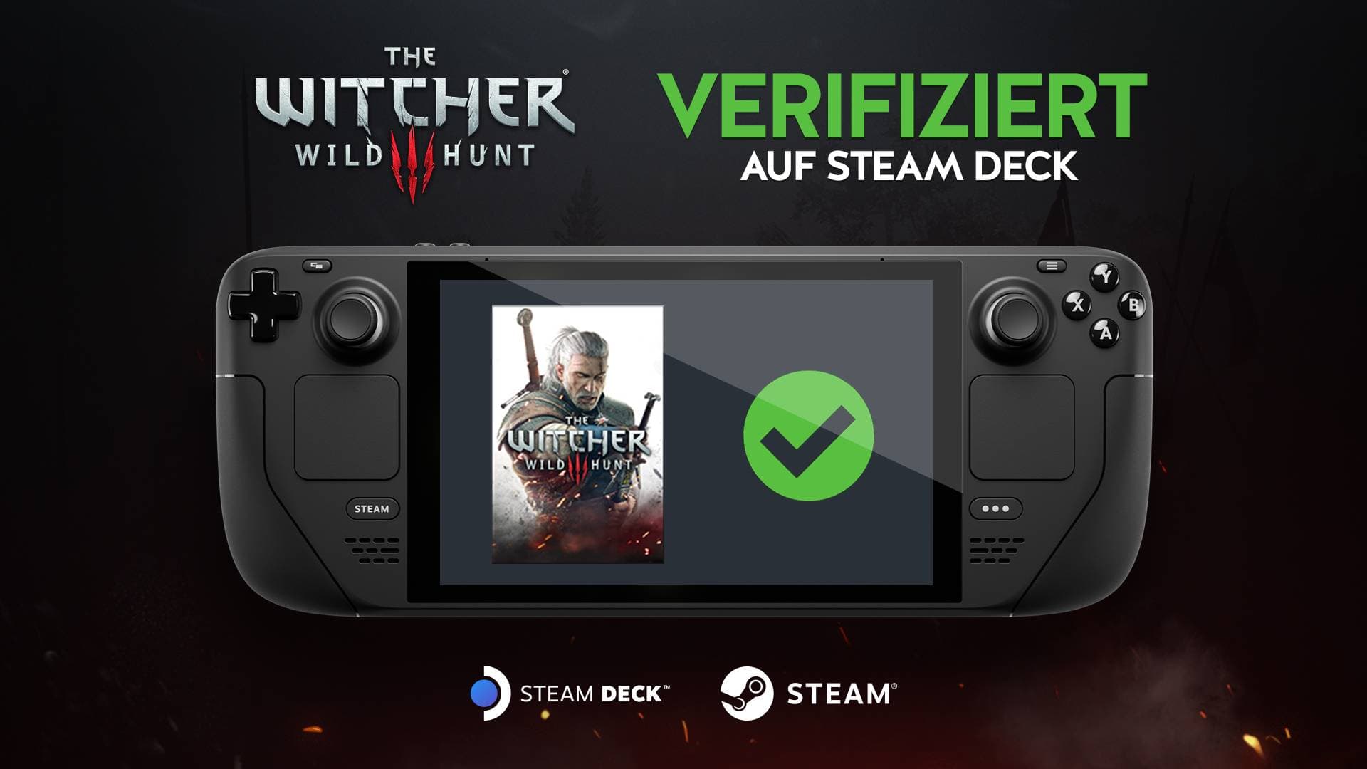 The Witcher 3: Wild Hunt — Verifiziert für das Steam Deck