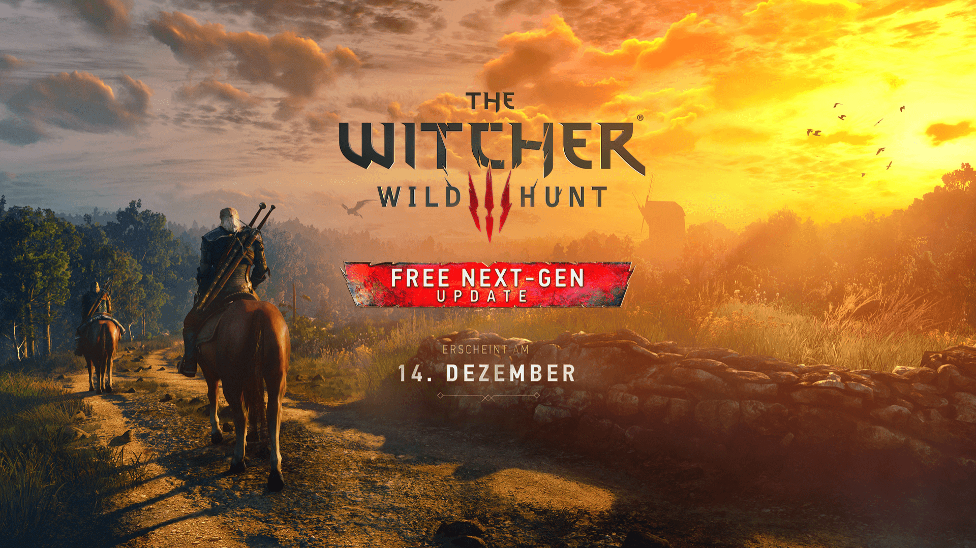 The Witcher 3: Wild Hunt erhält am 14. Dezember ein kostenloses Next-Gen-Update!
