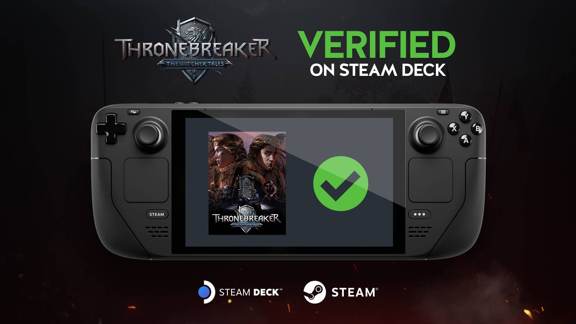 Thronebreaker: The Witcher Tales — Verified on Steam Deck